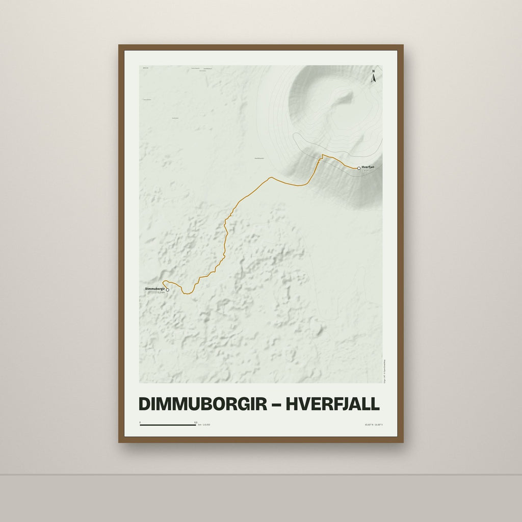 Dimmuborgir – Hverfjall – Mosi, okkurgulur