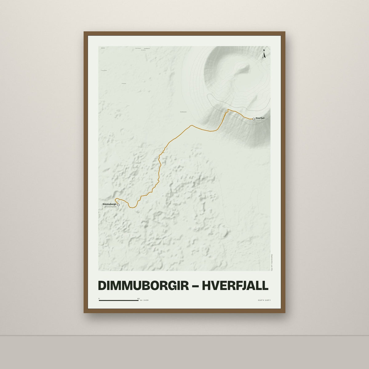 Dimmuborgir – Hverfjall – Mosi, okkurgulur
