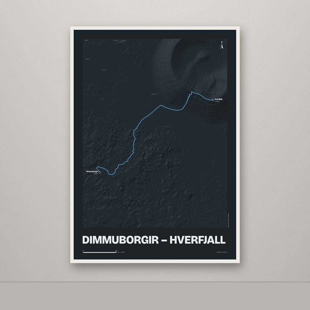 Dimmuborgir – Hverfjall – Nótt, blár