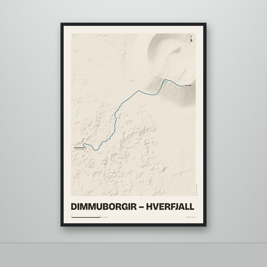 Dimmuborgir – Hverfjall – Sandur, blár