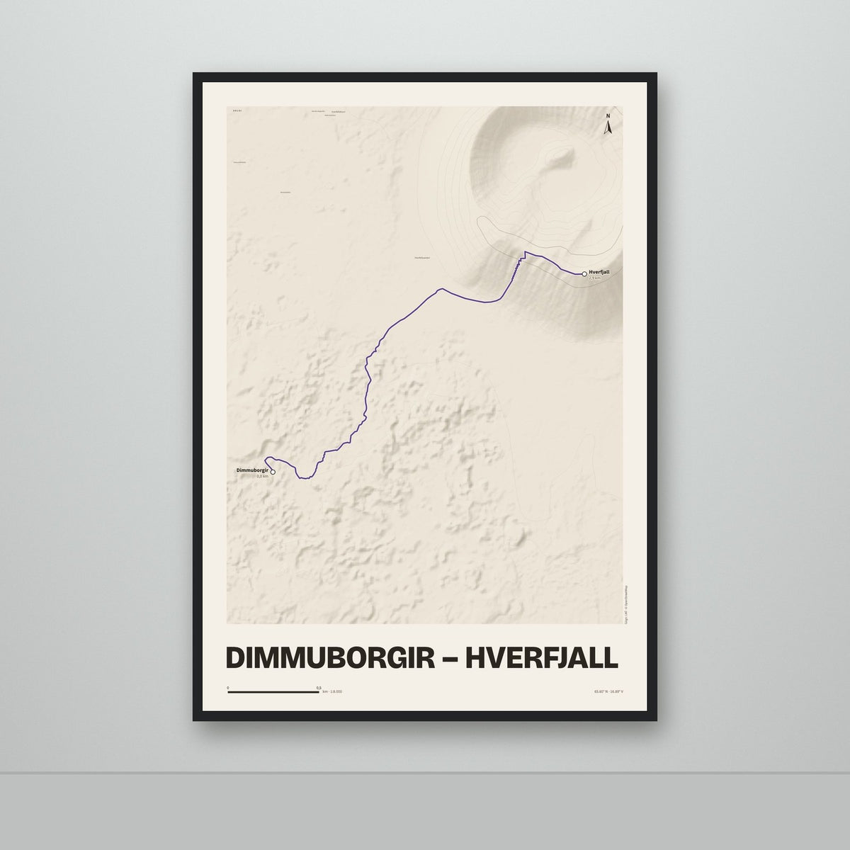 Dimmuborgir – Hverfjall – Sandur, lúpínufjólublár