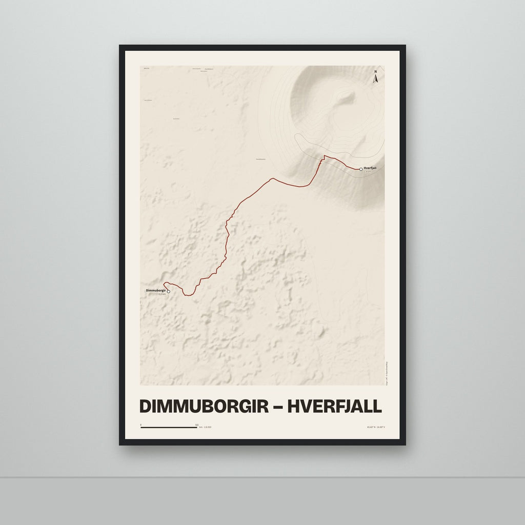 Dimmuborgir – Hverfjall – Sandur, rauður
