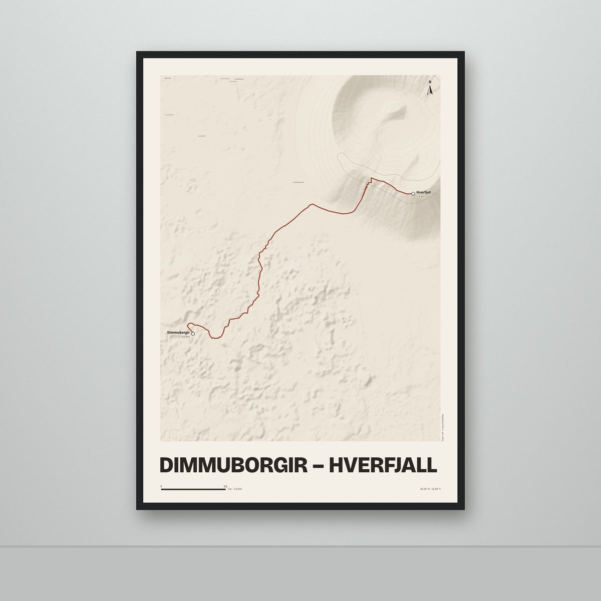 Dimmuborgir – Hverfjall – Sandur, rauður