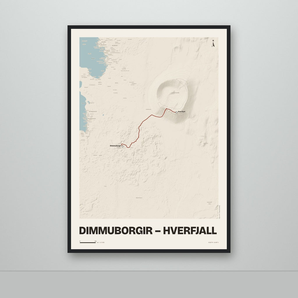 Dimmuborgir – Hverfjall – Sandur, rauður