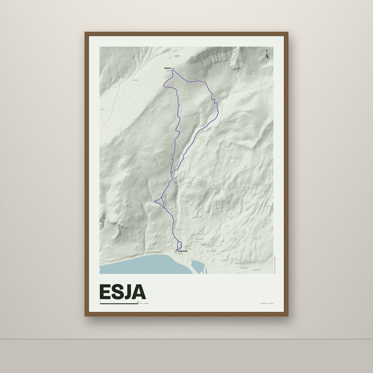 Esja – Mosi, lúpínufjólublár