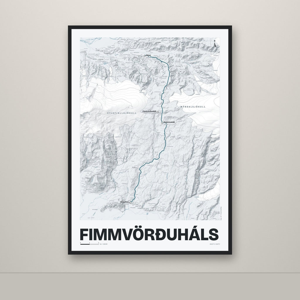 Fimmvörðuháls – Ljóst, blár