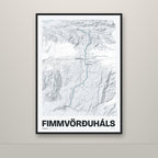 Fimmvörðuháls – Ljóst, blár