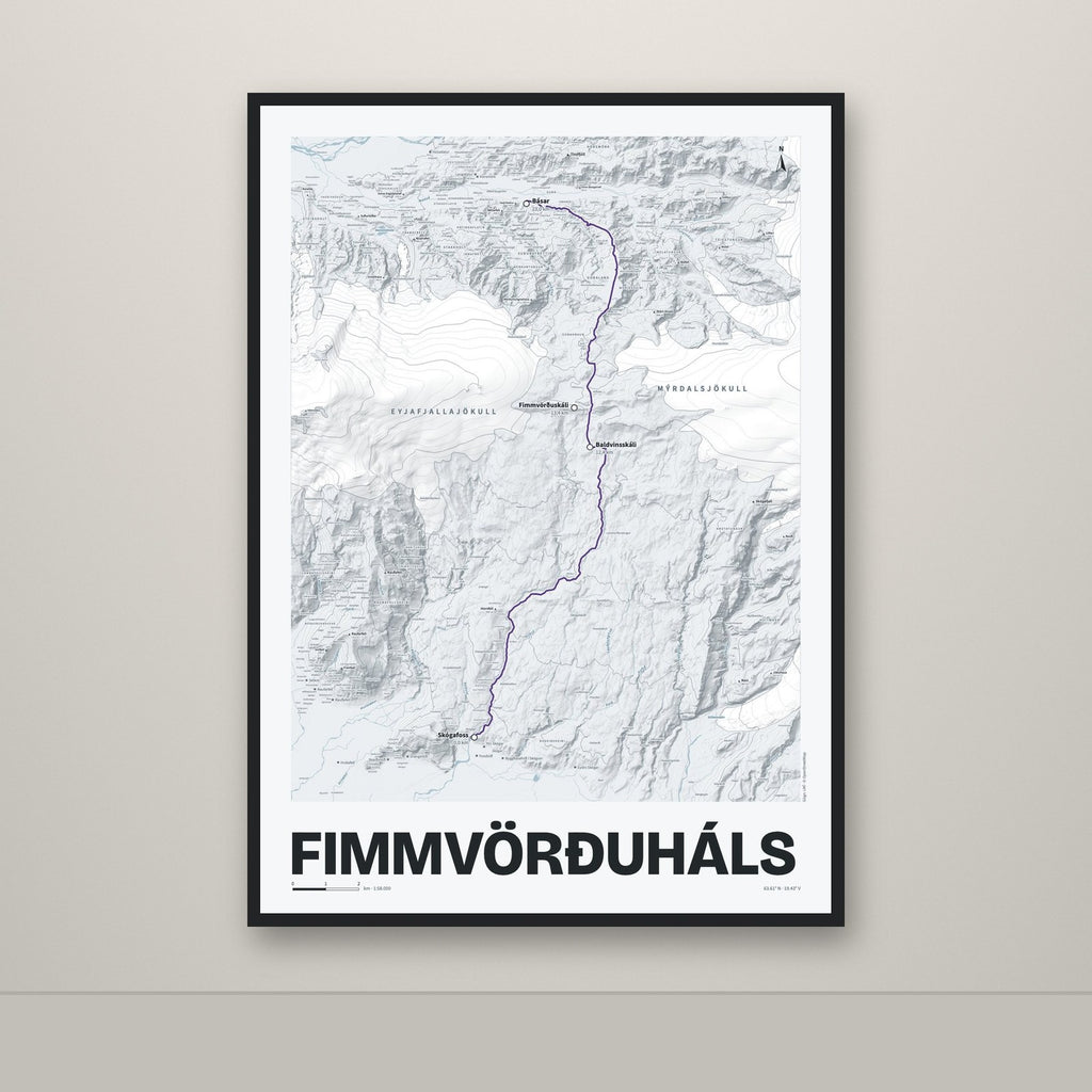 Fimmvörðuháls – Ljóst, lúpínufjólublár