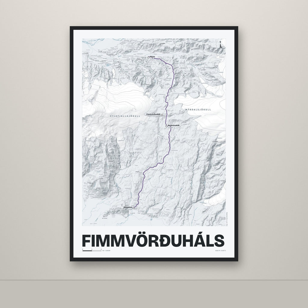 Fimmvörðuháls – Ljóst, lúpínufjólublár