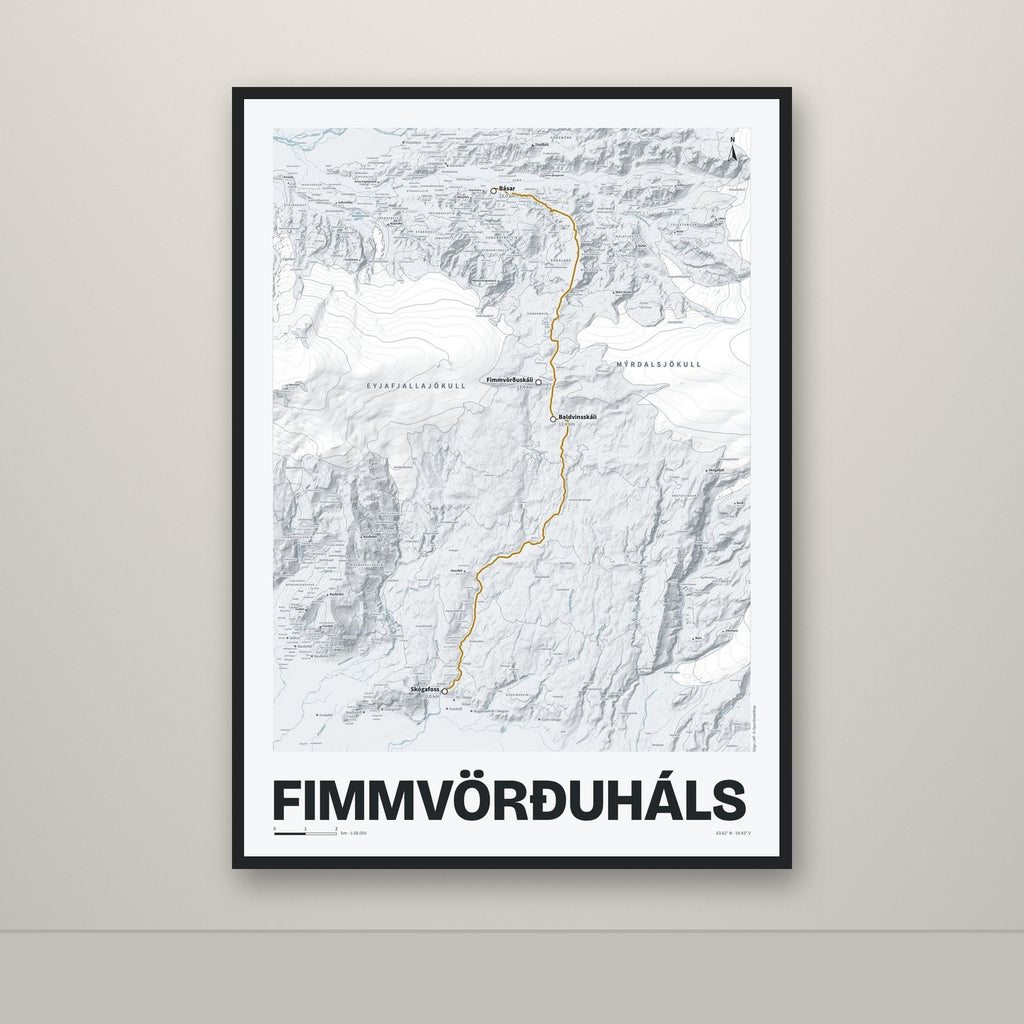 Fimmvörðuháls – Ljóst, okkurgulur