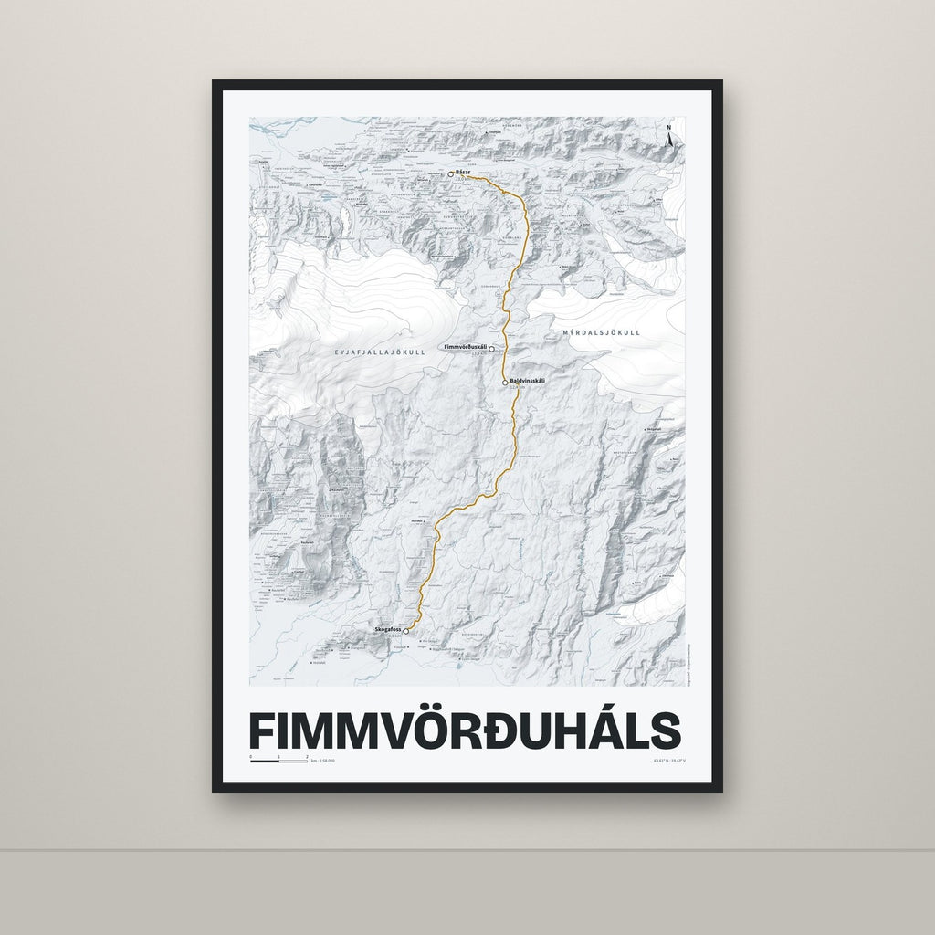 Fimmvörðuháls – Ljóst, okkurgulur