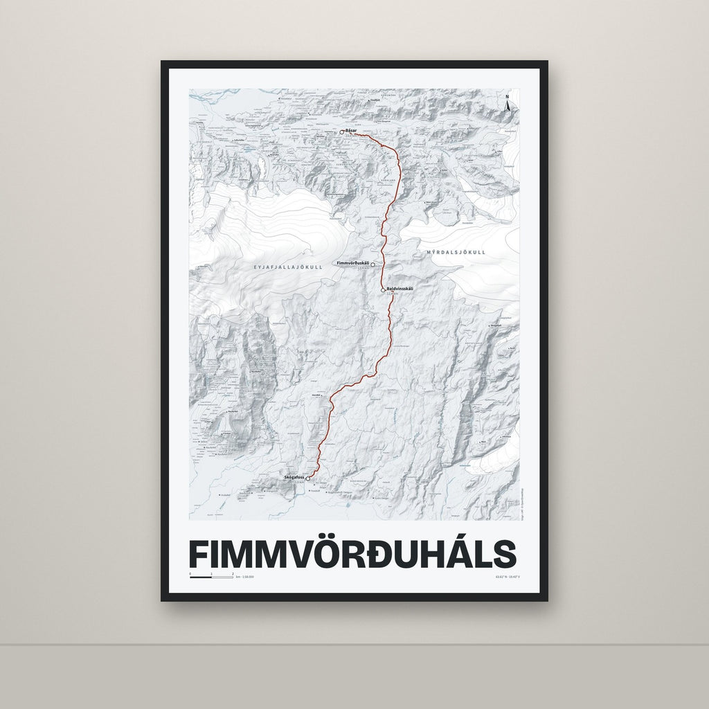 Fimmvörðuháls – Ljóst, rauður