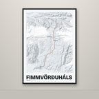 Fimmvörðuháls – Ljóst, rauður