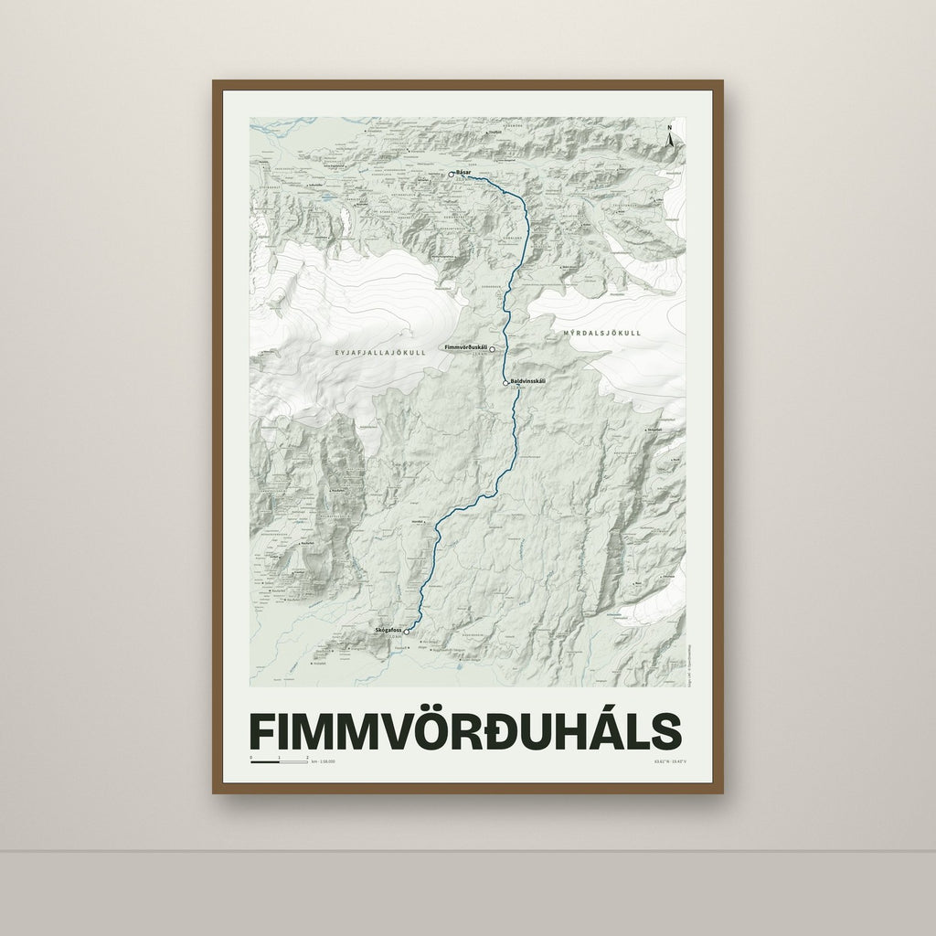 Fimmvörðuháls – Mosi, blár