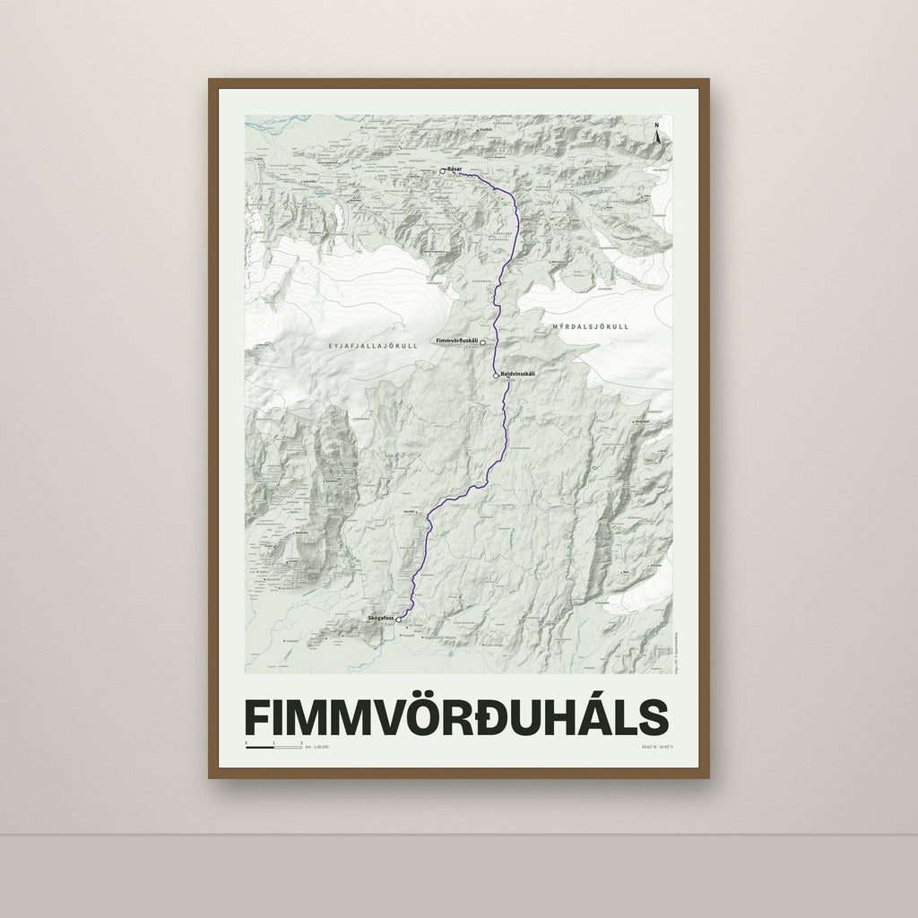 Fimmvörðuháls – Mosi, lúpínufjólublár