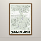 Fimmvörðuháls – Mosi, lúpínufjólublár