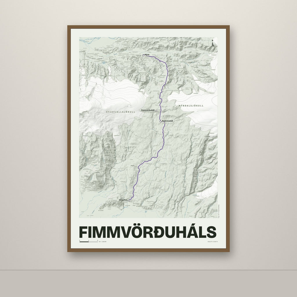 Fimmvörðuháls – Mosi, lúpínufjólublár