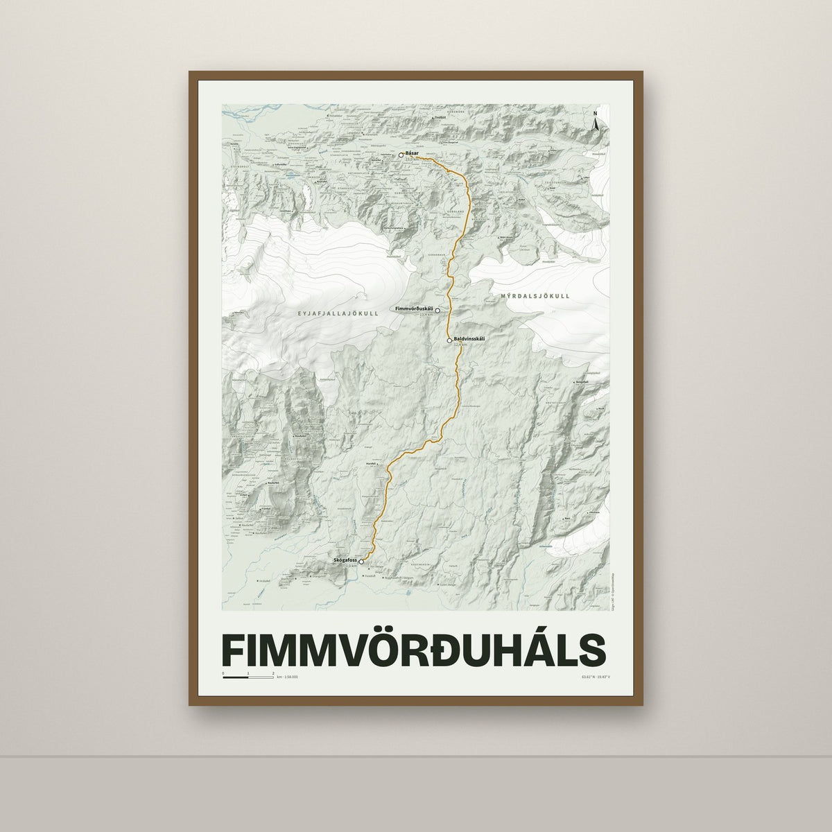 Fimmvörðuháls – Mosi, okkurgulur