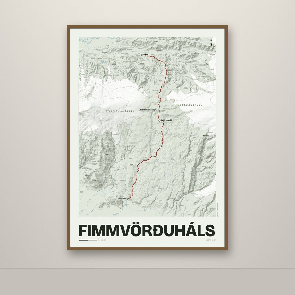Fimmvörðuháls – Mosi, rauður