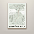 Fimmvörðuháls – Mosi, rauður