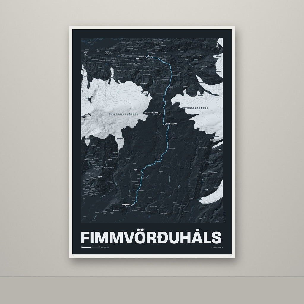 Fimmvörðuháls – Nótt, blár