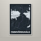 Fimmvörðuháls – Nótt, lúpínufjólublár