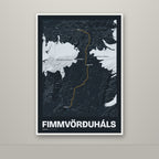 Fimmvörðuháls – Nótt, okkurgulur