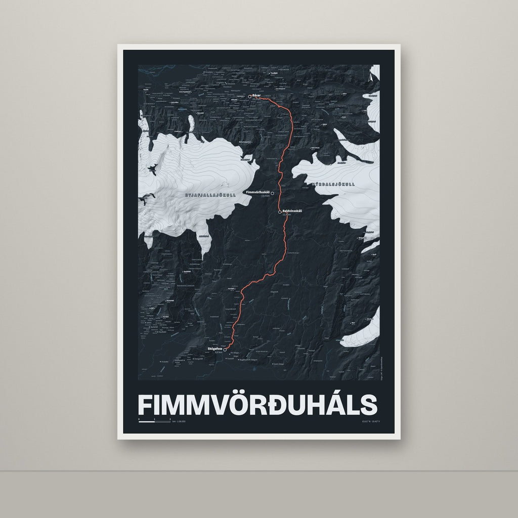 Fimmvörðuháls – Nótt, rauður