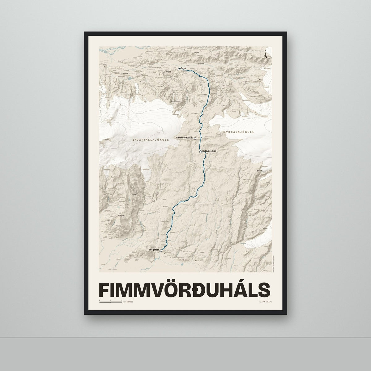 Fimmvörðuháls – Sandur, blár