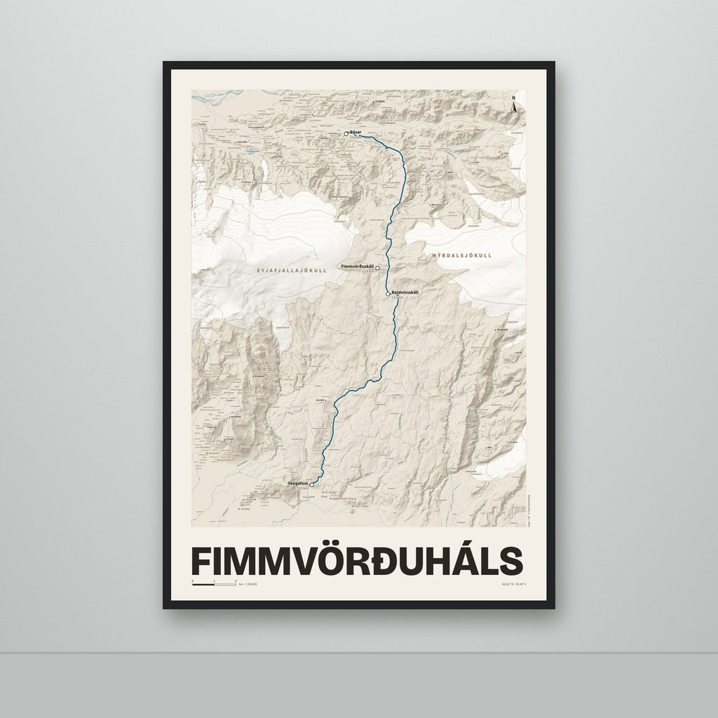 Fimmvörðuháls – Sandur, blár