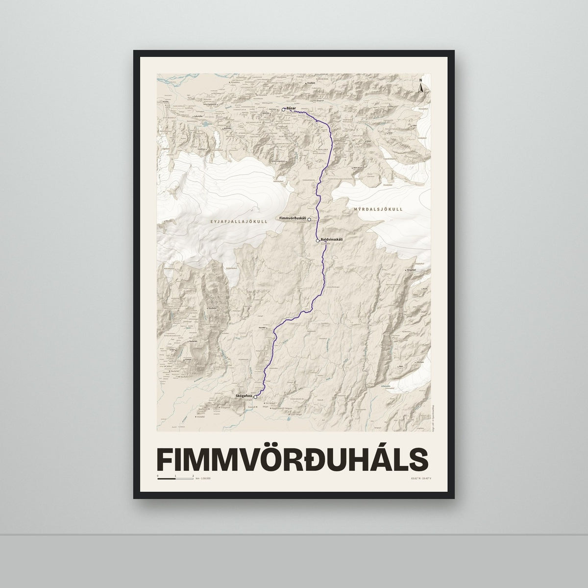 Fimmvörðuháls – Sandur, lúpínufjólublár