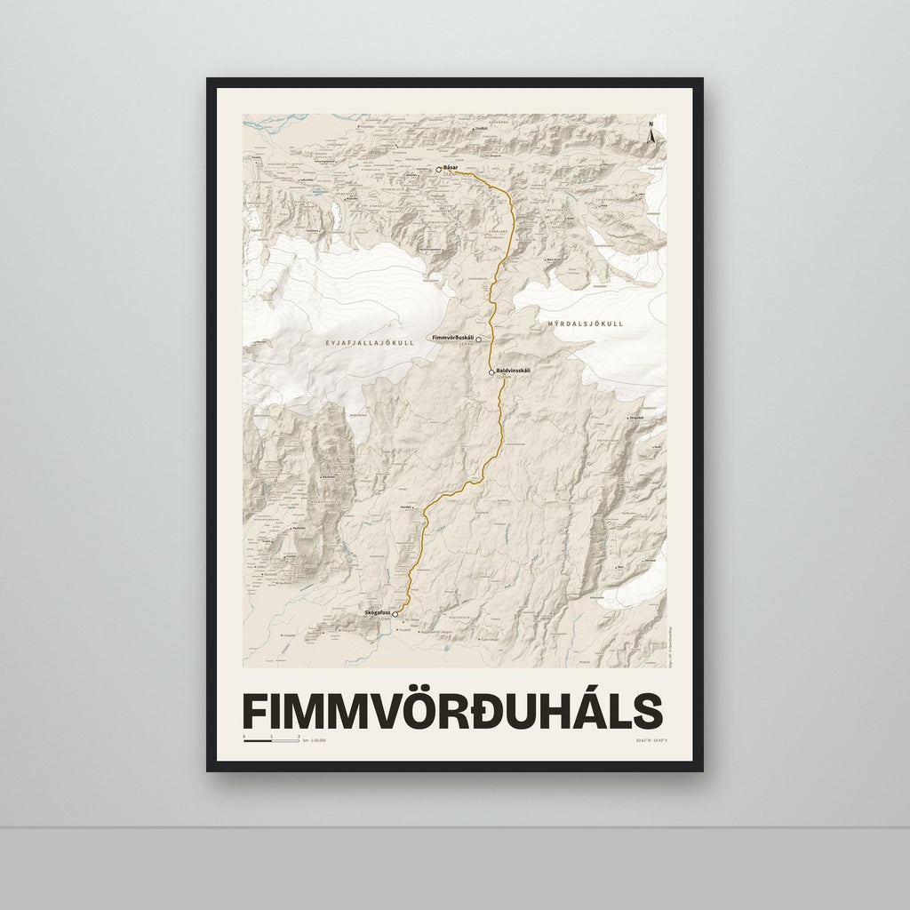 Fimmvörðuháls – Sandur, okkurgulur