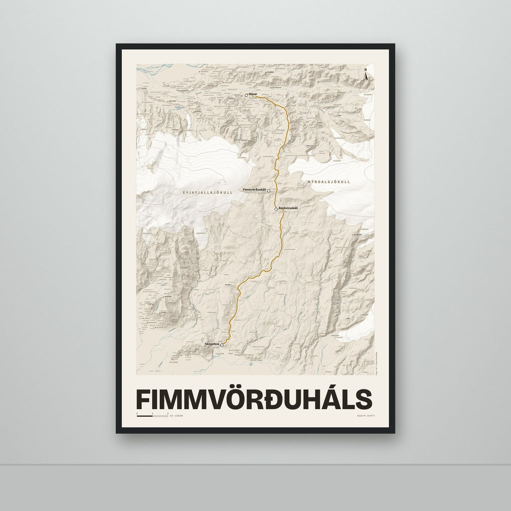 Fimmvörðuháls – Sandur, okkurgulur