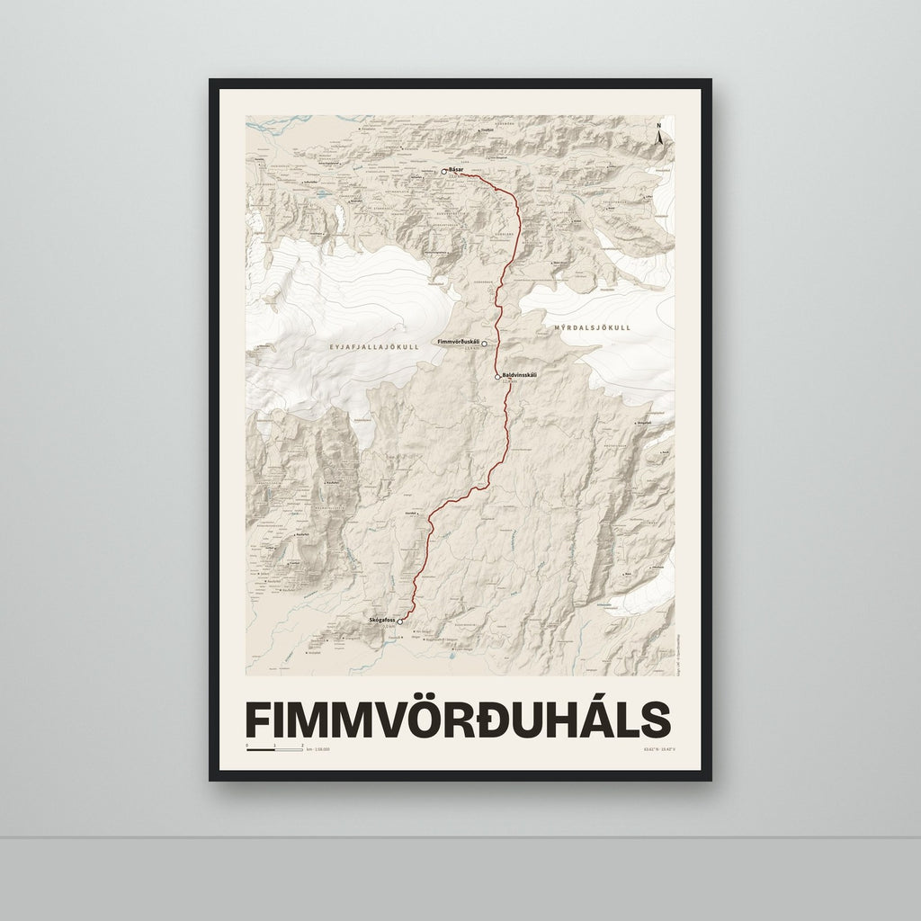 Fimmvörðuháls – Sandur, rauður