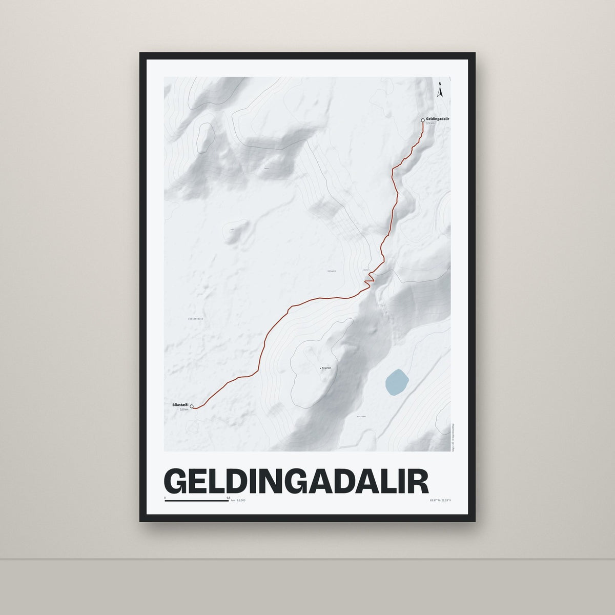 Geldingadalir – Ljóst, rauður