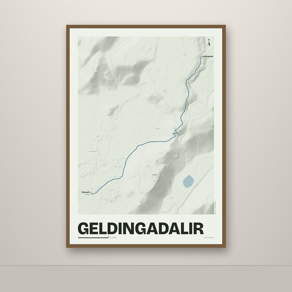 Geldingadalir – Mosi, blár