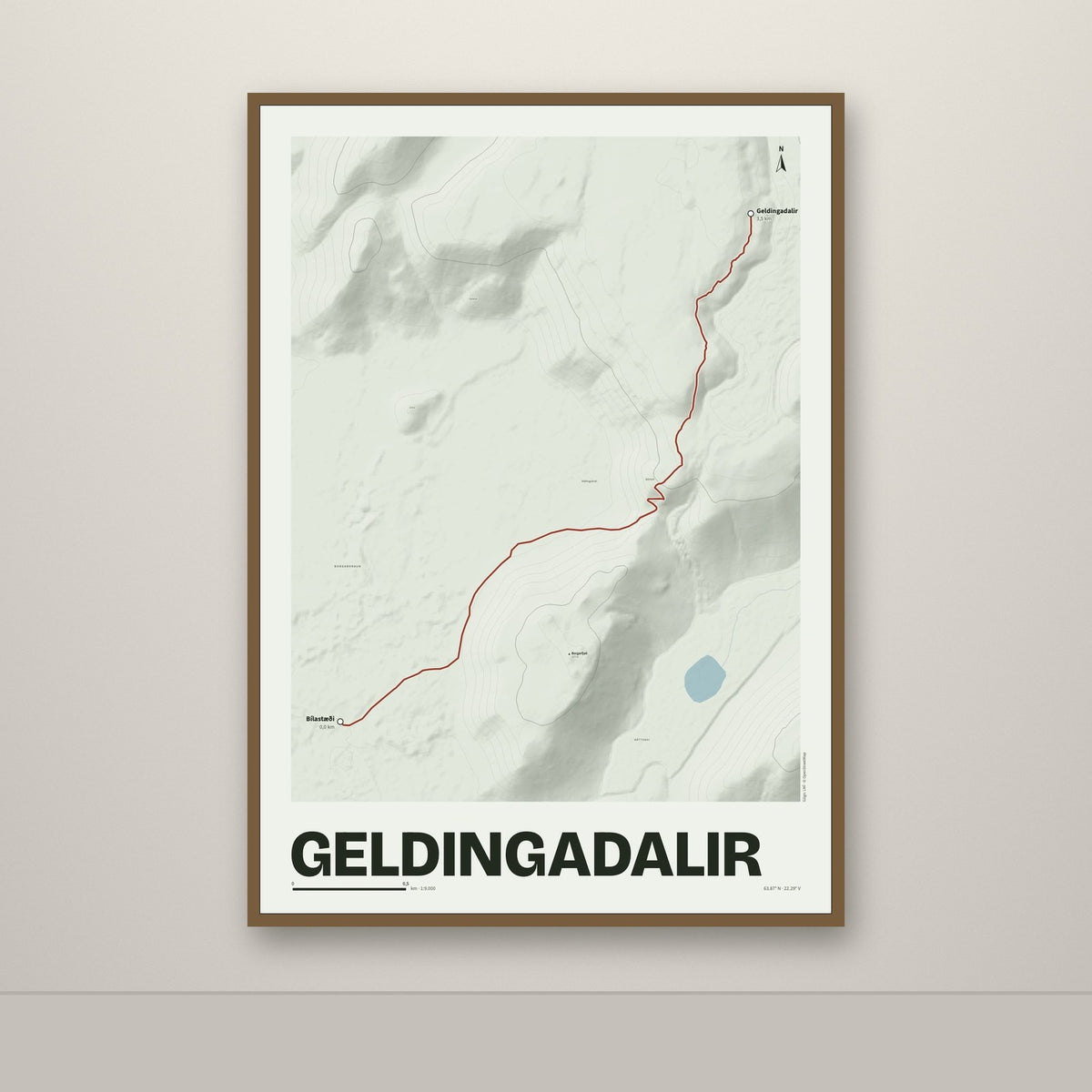 Geldingadalir – Mosi, rauður