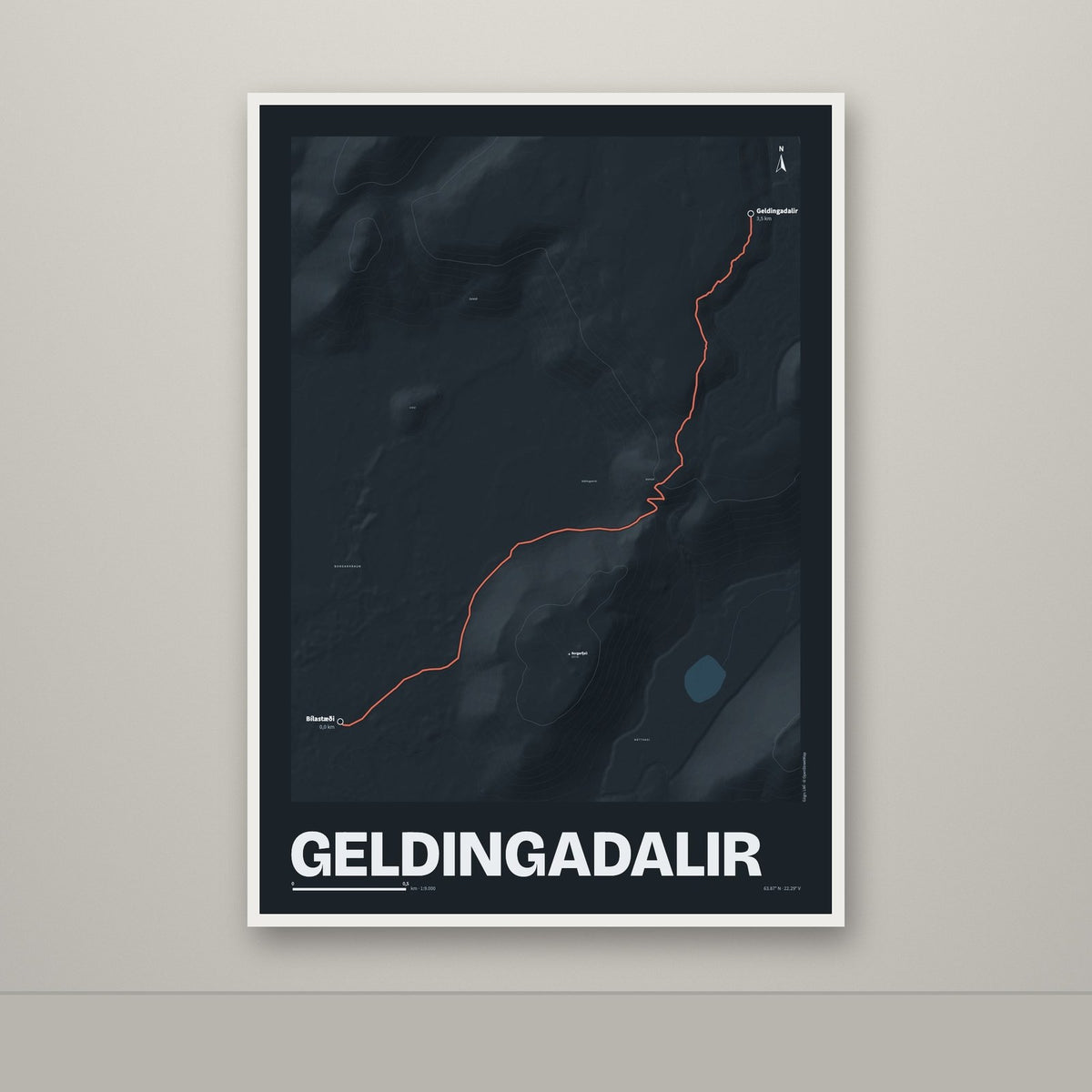 Geldingadalir – Nótt, rauður