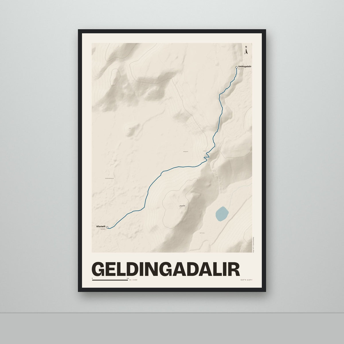 Geldingadalir – Sandur, blár