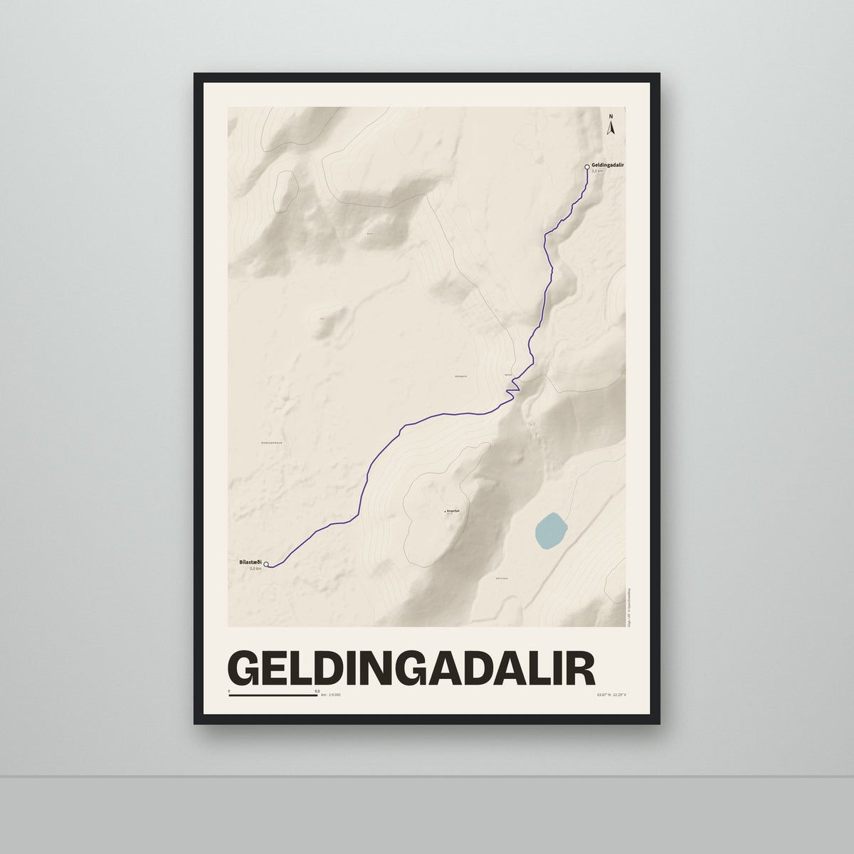 Geldingadalir – Sandur, lúpínufjólublár