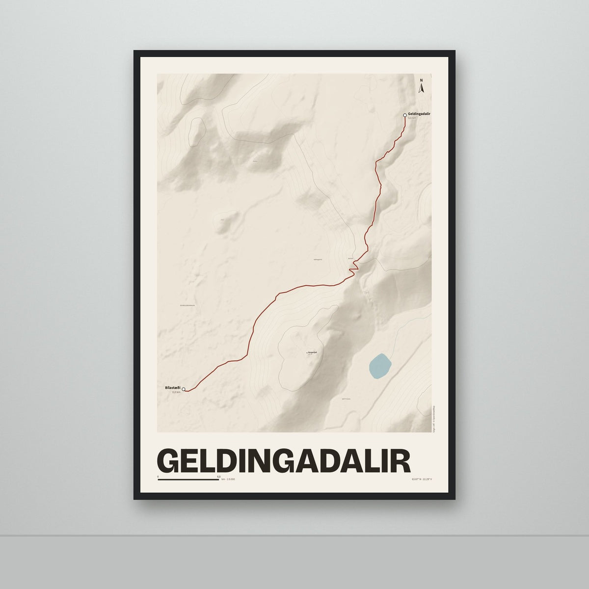 Geldingadalir – Sandur, rauður