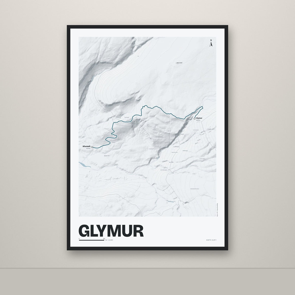 Glymur – Ljóst, blár
