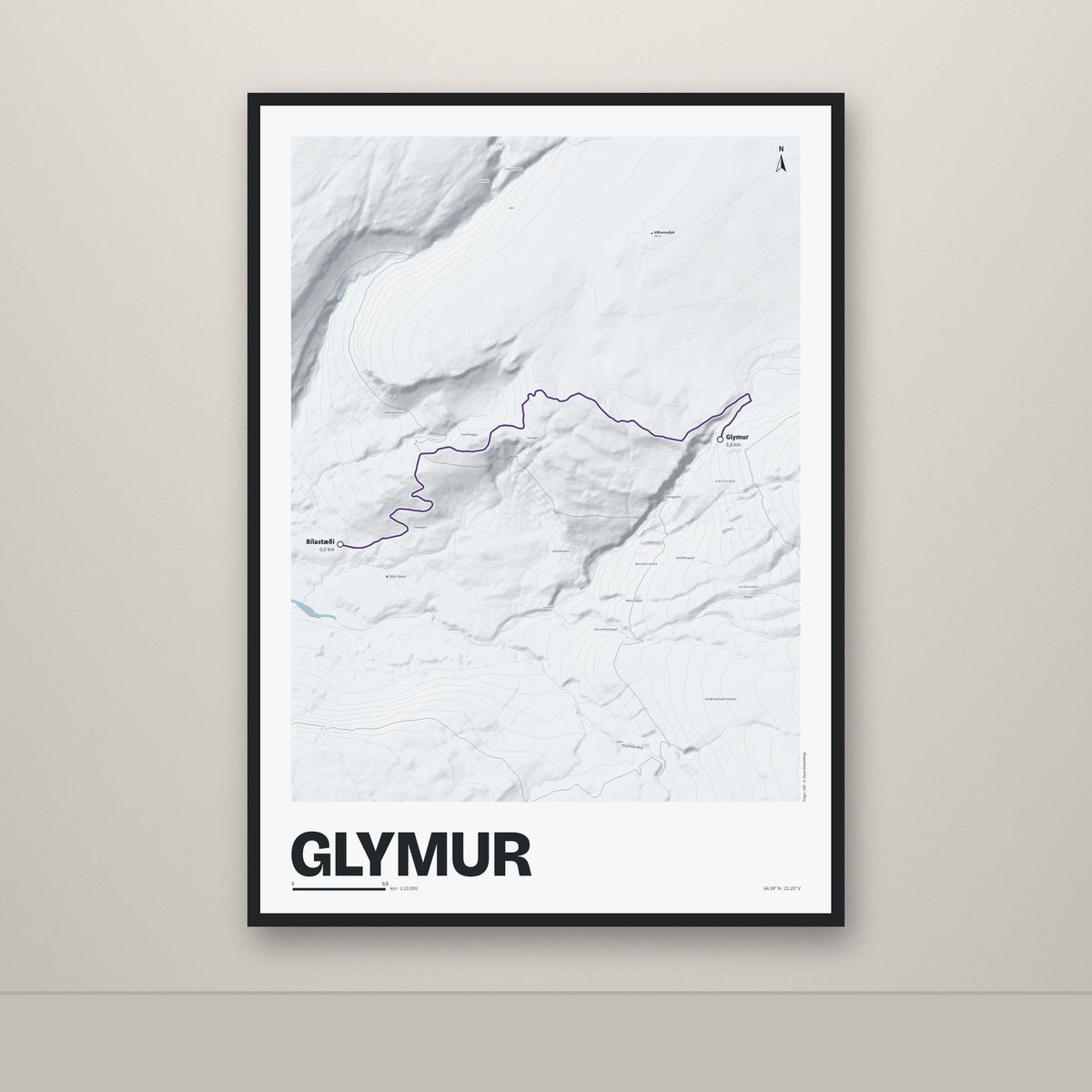 Glymur – Ljóst, lúpínufjólublár