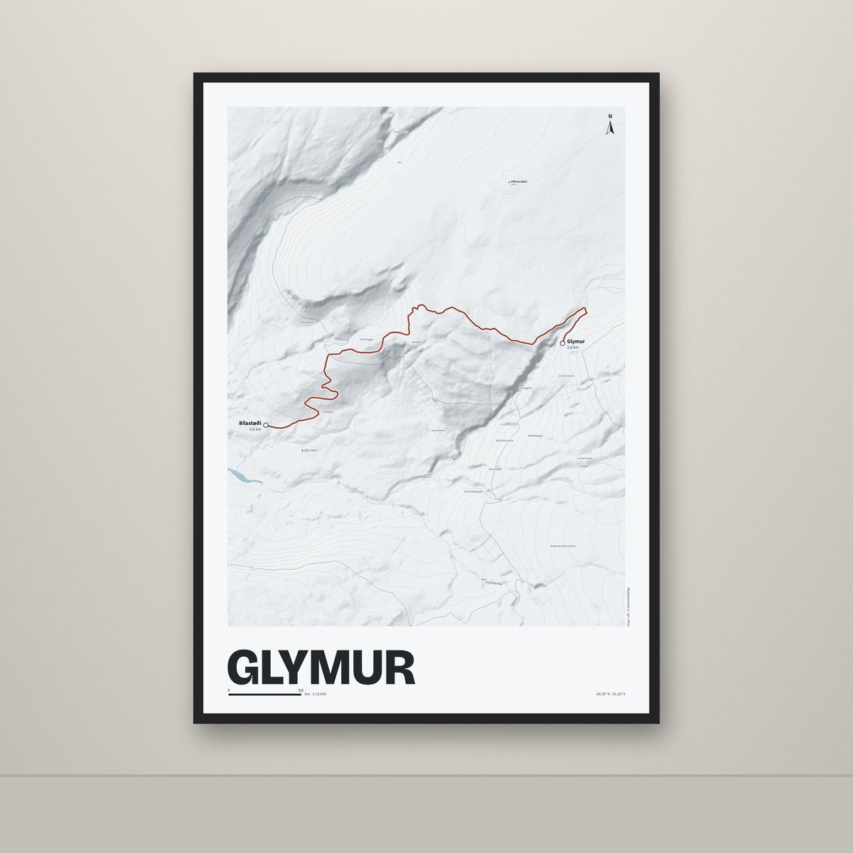 Glymur – Ljóst, rauður