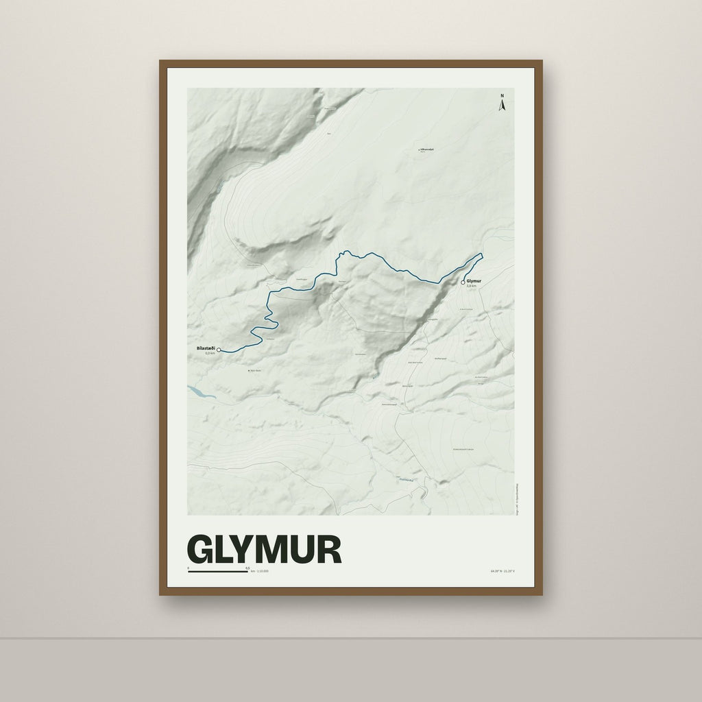 Glymur – Mosi, blár