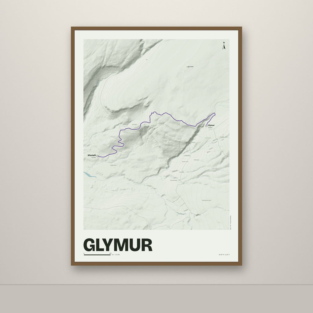 Glymur – Mosi, lúpínufjólublár