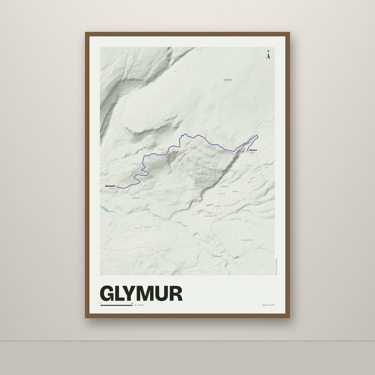 Glymur – Mosi, lúpínufjólublár