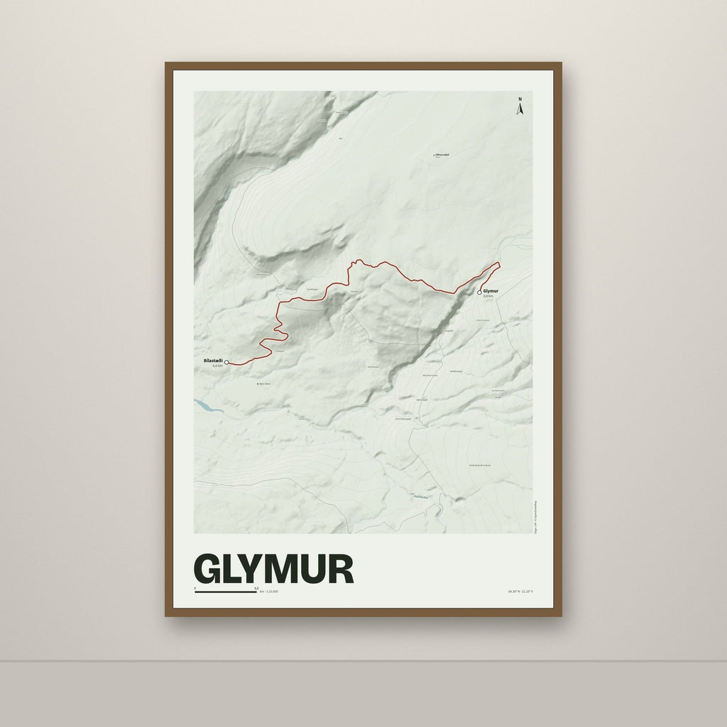 Glymur – Mosi, rauður