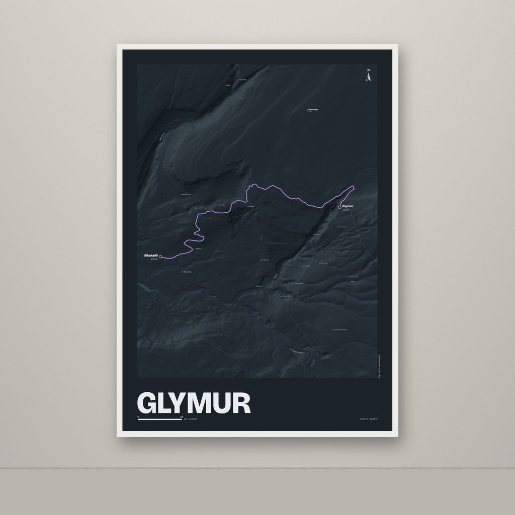 Glymur – Nótt, lúpínufjólublár