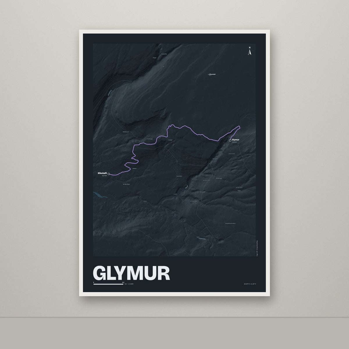 Glymur – Nótt, lúpínufjólublár